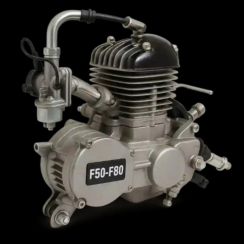 Запчасти для веломотора F50-F80
